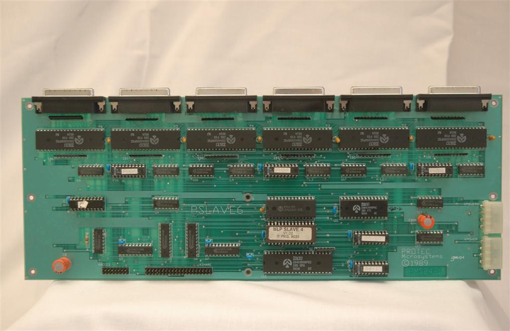 Protec output board met vijf stuks Zilog Z80